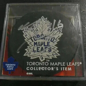 Mitch Marner signed puck